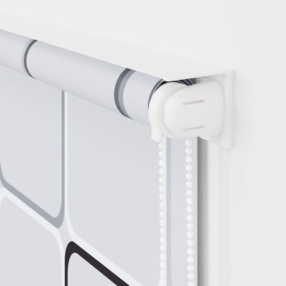 Tenda a Rullo per Doccia 100x240 cm Quadrati - homemem39