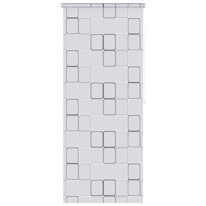 Tenda a Rullo per Doccia 120x240 cm Quadrati - homemem39