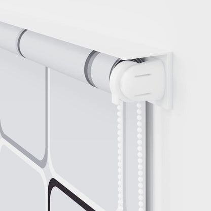 Tenda a Rullo per Doccia 120x240 cm Quadrati - homemem39