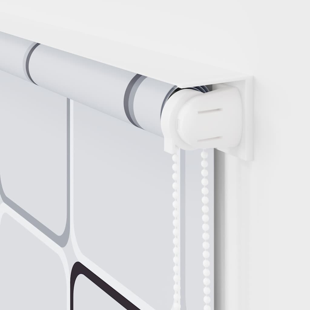 Tenda a Rullo per Doccia 160x240 cm Quadrati - homemem39