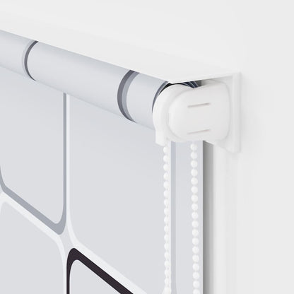 Tenda a Rullo per Doccia 160x240 cm Quadrati - homemem39