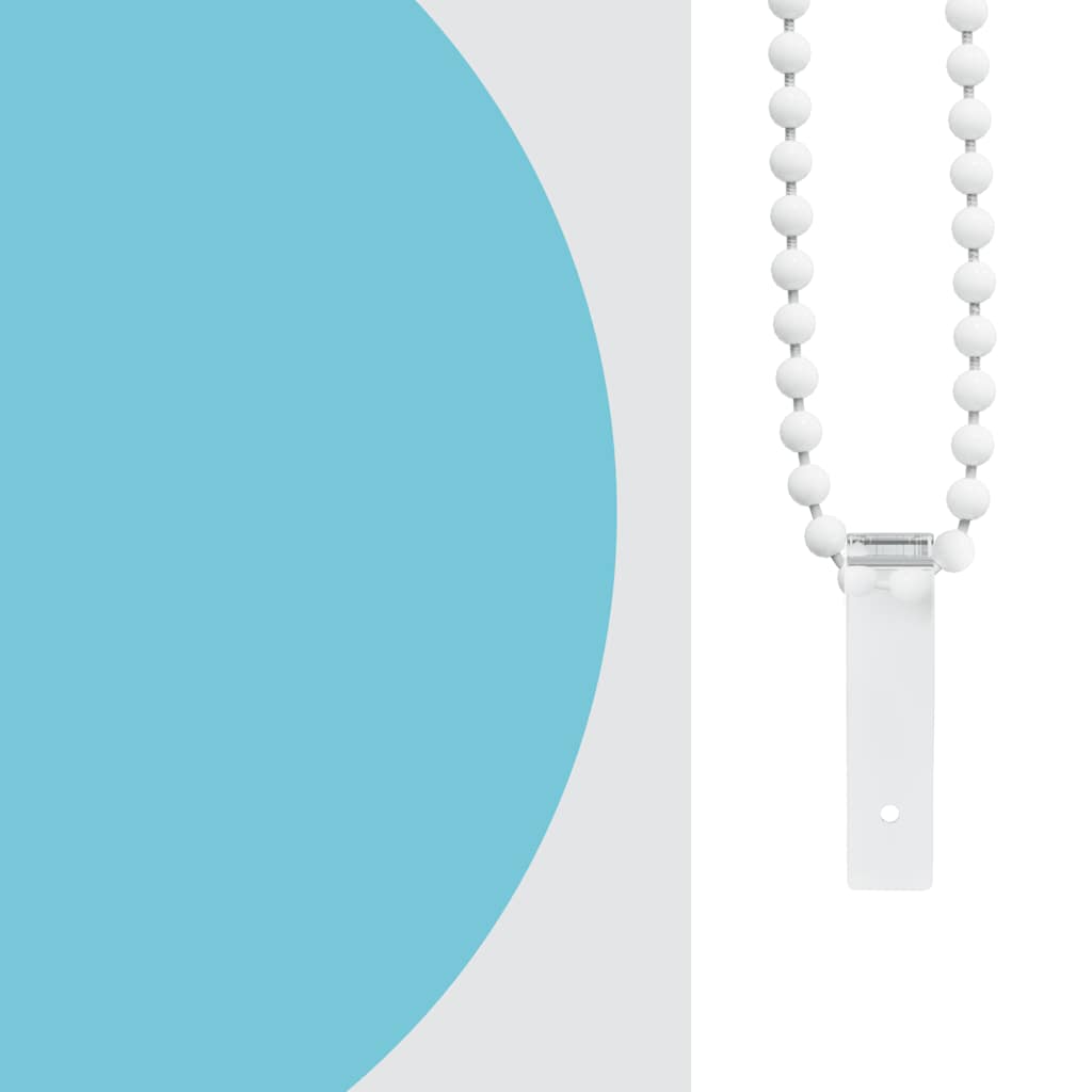 Tenda a Rullo per Doccia 80x240 cm con Motivo a Cerchi - homemem39