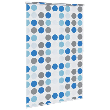 Tenda a Rullo per Doccia 160x240 cm con Motivo a Cerchi | homemem39