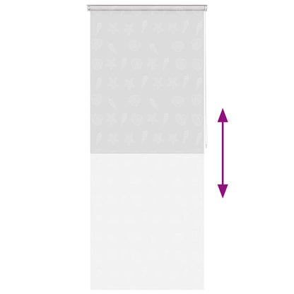 Tenda a Rullo per Doccia 80x240 cm Stella Marina