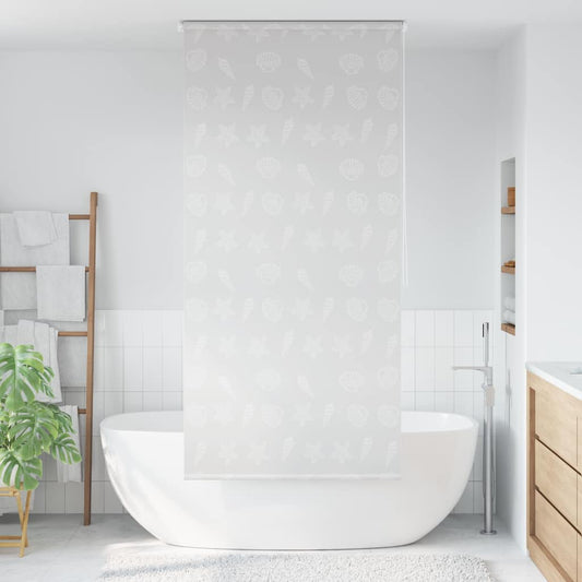 Tenda a Rullo per Doccia 80x240 cm Stella Marina