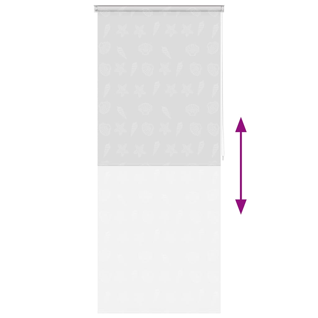 Tenda a Rullo per Doccia 100x240 cm Stella Marina - homemem39