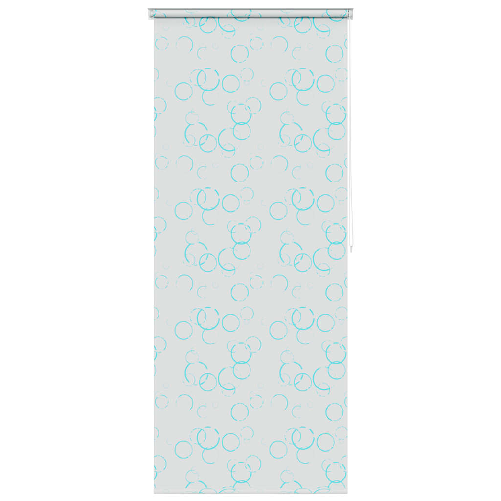 Tenda a Rullo per Doccia 80x240 cm con Motivo a Bolle - homemem39