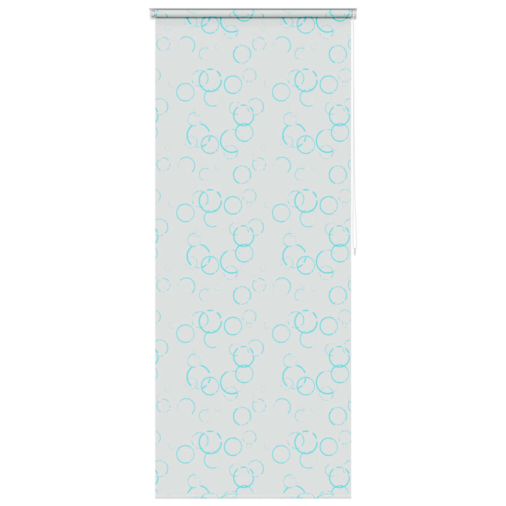 Tenda a Rullo per Doccia 100x240 cm con Motivo a Bolle - homemem39