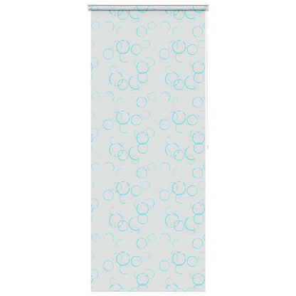 Tenda a Rullo per Doccia 100x240 cm con Motivo a Bolle - homemem39