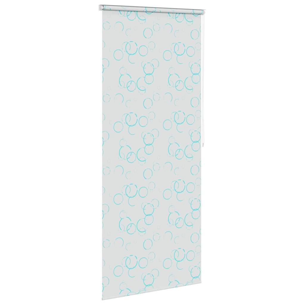 Tenda a Rullo per Doccia 100x240 cm con Motivo a Bolle | homemem39