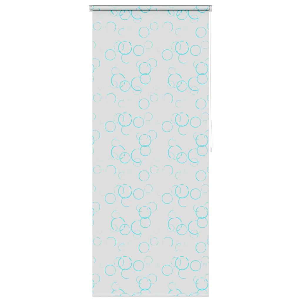 Tenda a Rullo per Doccia 120x240 cm con Motivo a Bolle - homemem39