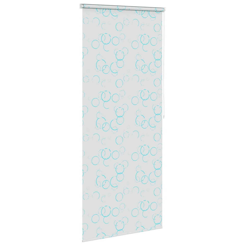 Tenda a Rullo per Doccia 120x240 cm con Motivo a Bolle | homemem39
