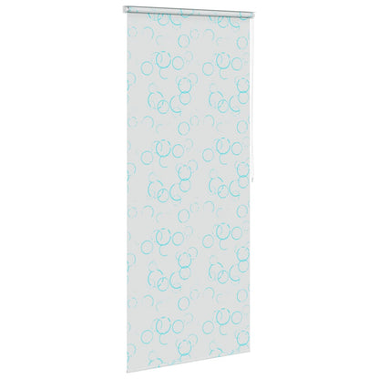 Tenda a Rullo per Doccia 120x240 cm con Motivo a Bolle | homemem39