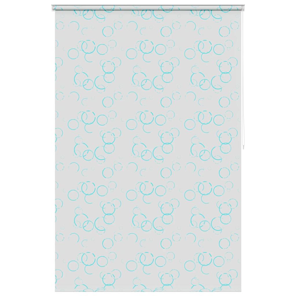 Tenda a Rullo per Doccia 140x240 cm con Motivo a Bolle - homemem39