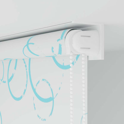 Tenda a Rullo per Doccia 140x240 cm con Motivo a Bolle | homemem39