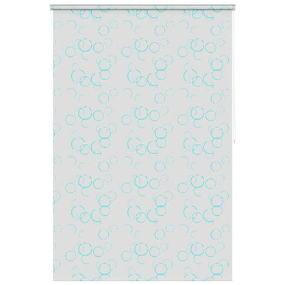 Tenda a Rullo per Doccia 160x240 cm con Motivo a Bolle