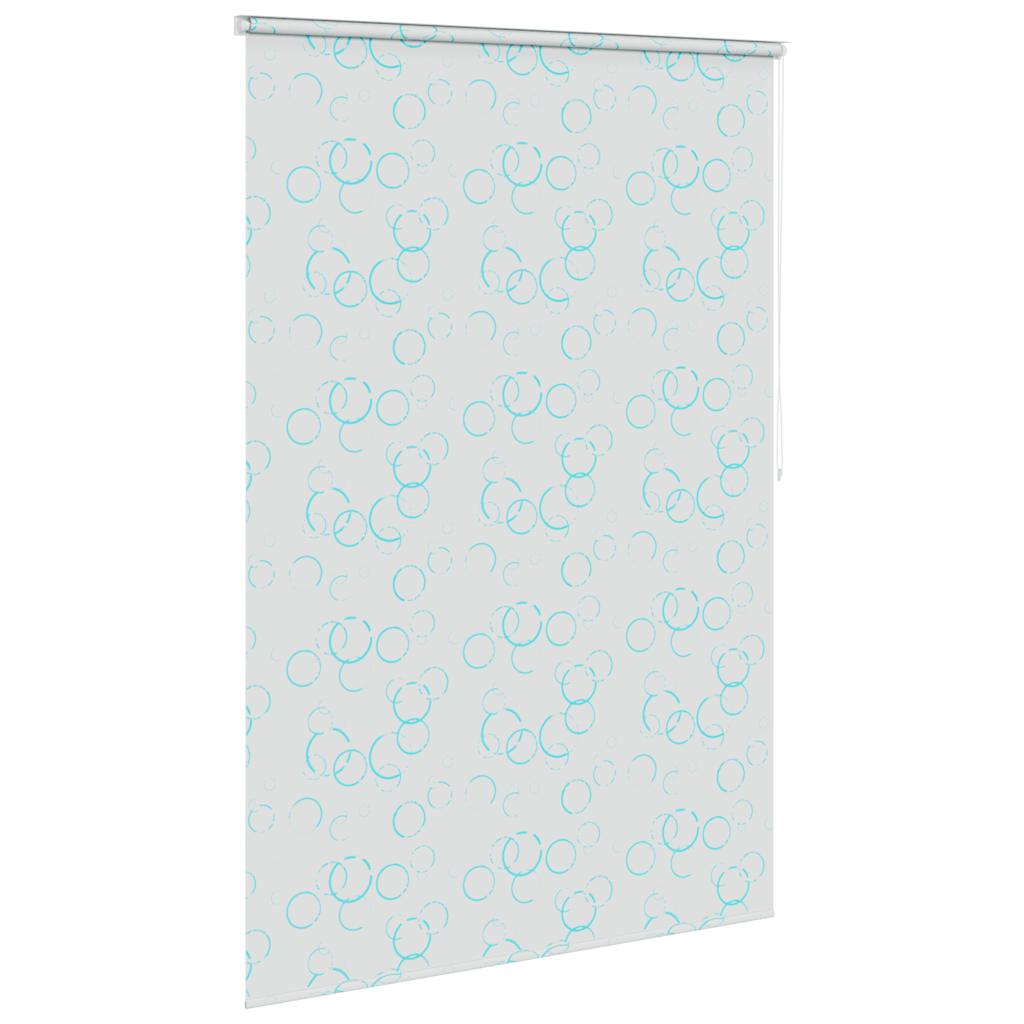 Tenda a Rullo per Doccia 160x240 cm con Motivo a Bolle | homemem39