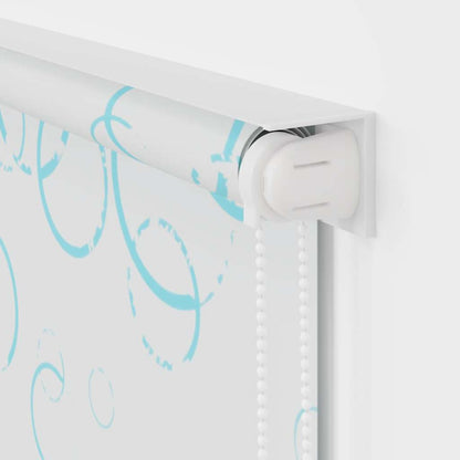 Tenda a Rullo per Doccia 160x240 cm con Motivo a Bolle | homemem39