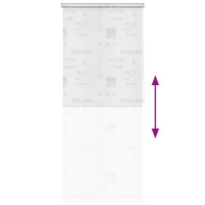 Tenda a Rullo per Doccia 100x240 cm Schizzi - homemem39
