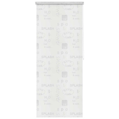 Tenda a Rullo per Doccia 120x240 cm Schizzi
