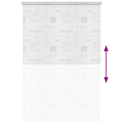 Tenda a Rullo per Doccia 140x240 cm Schizzi - homemem39