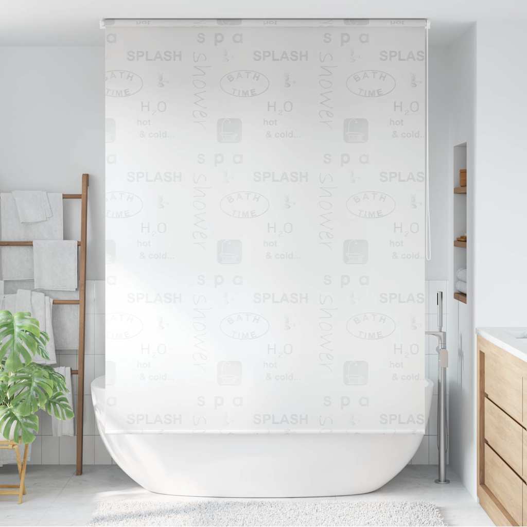 Tenda a Rullo per Doccia 140x240 cm Schizzi | homemem39
