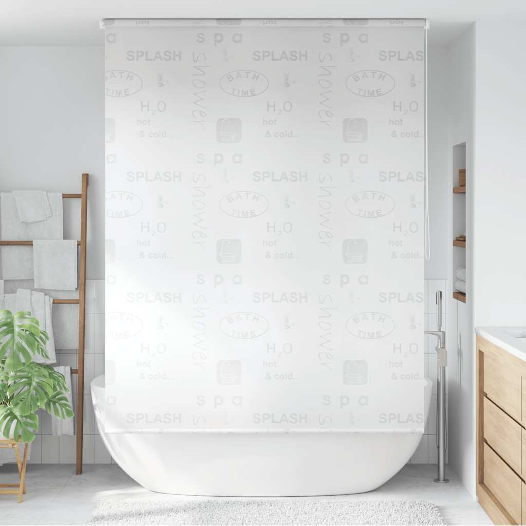 Tenda a Rullo per Doccia 160x240 cm Schizzi | homemem39