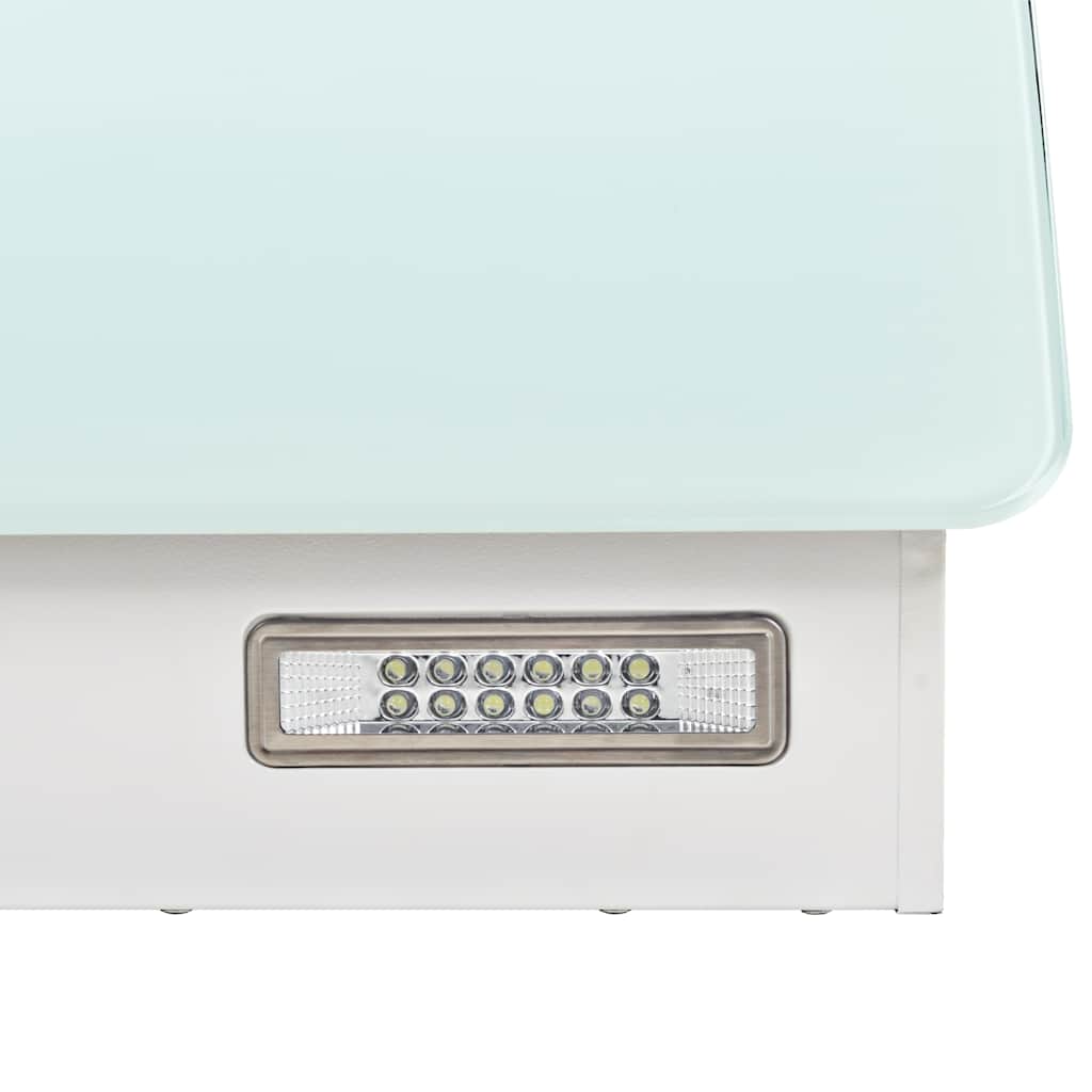 Cappa Aspirante a Muro Acciaio Inox 756 m³/h 60 cm Bianca