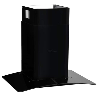 Cappa Aspirante a Muro Acciaio Inox 756 m³/h 60 cm Nera | homemem39