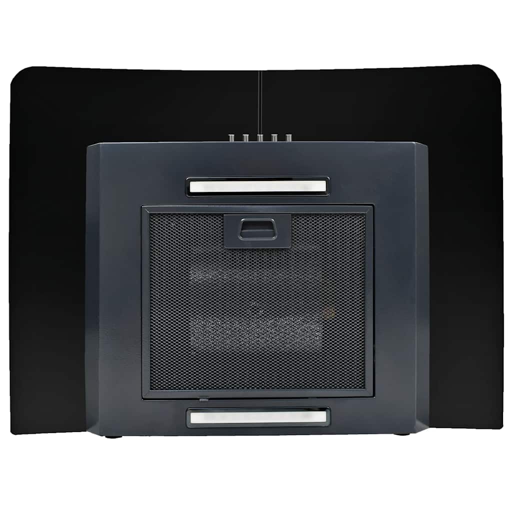 Cappa Aspirante a Muro Acciaio Inox 756 m³/h 60 cm Nera | homemem39