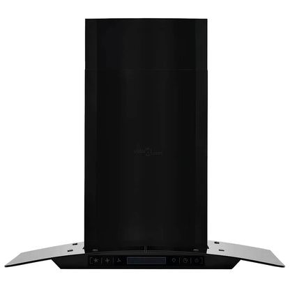 Cappa Aspirante a Muro Acciaio Inox 756 m³/h 60 cm Nera