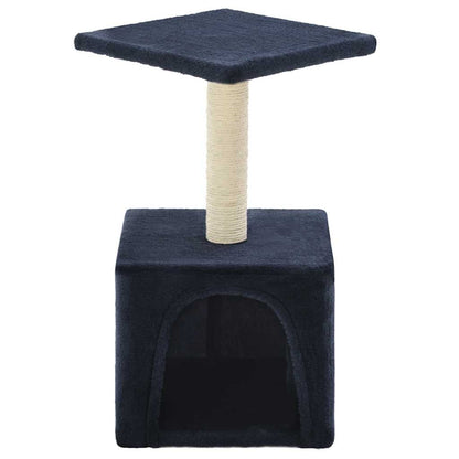Albero per Gatti con Tiragraffi in Sisal 55 cm Blu Scuro | homemem39