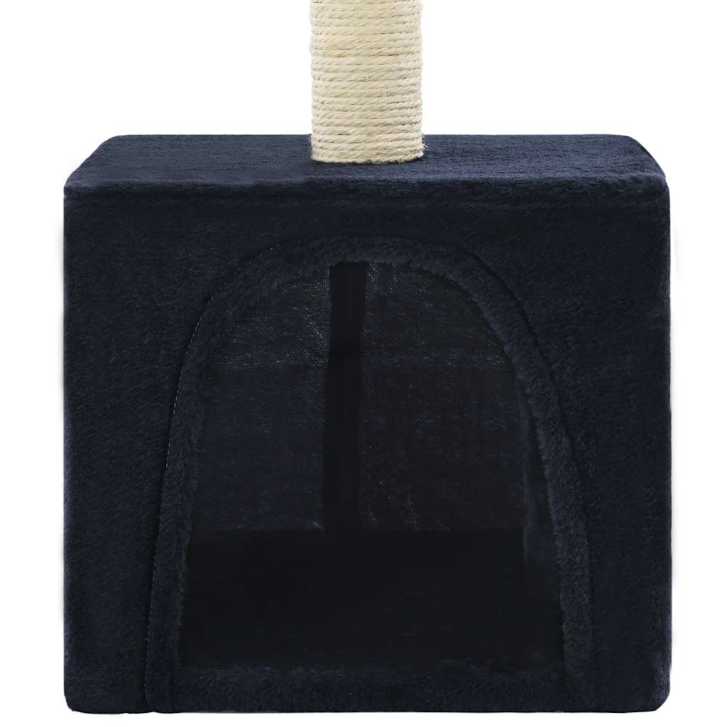 Albero per Gatti con Tiragraffi in Sisal 55 cm Blu Scuro | homemem39
