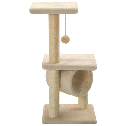 Albero per Gatti con Tiragraffi Sisal 65 cm Beige | homemem39