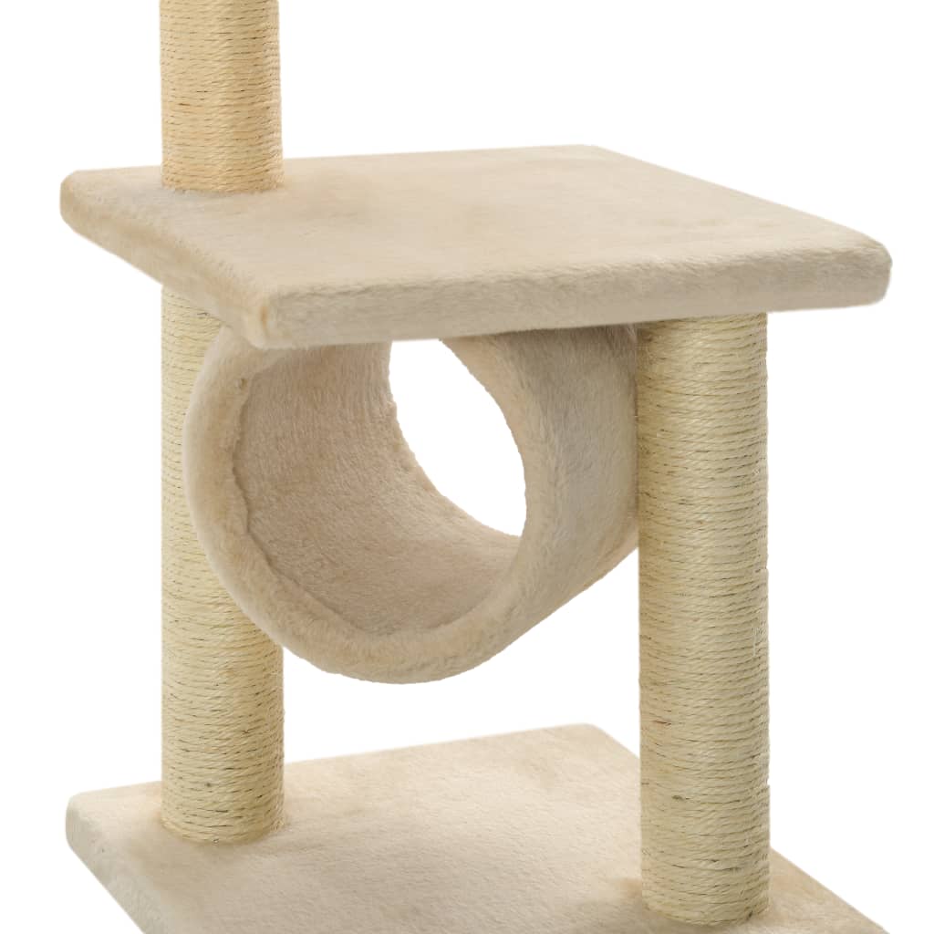 Albero per Gatti con Tiragraffi Sisal 65 cm Beige | homemem39