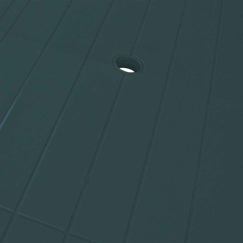 Set da Pranzo da Giardino 5 pz in Plastica Verde