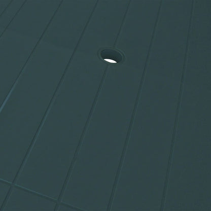 Set da Pranzo da Giardino 7 pz in Plastica Verde