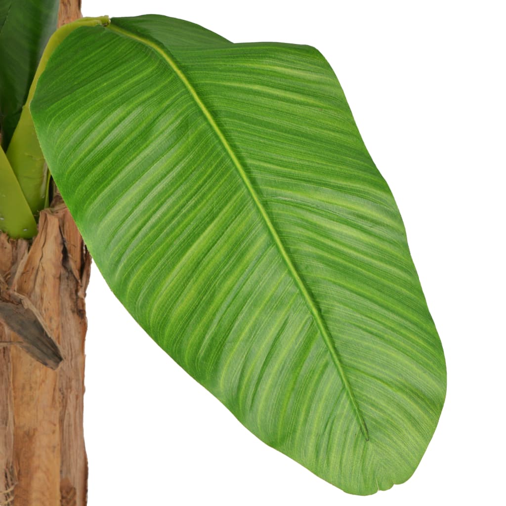 Albero di Banana Artificiale con Vaso 250 cm Verde | homemem39
