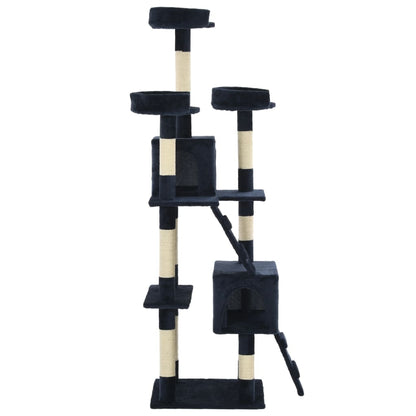 Albero per Gatti con Tiragraffi in Sisal 170 cm Blu | homemem39