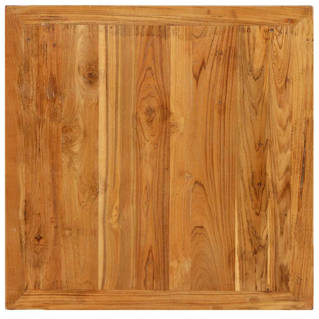 Tavolo da Bar in Teak Massello di Recupero 60x60x107 cm | homemem39