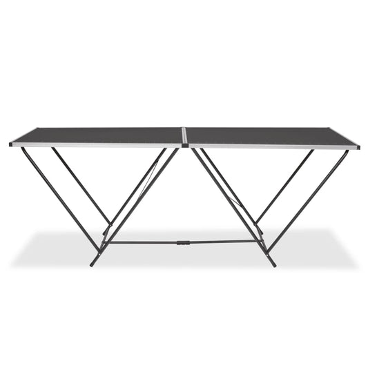 Tavolo Pieghevole per Carta da Parati MDF Alluminio 200x60x78cm | homemem39