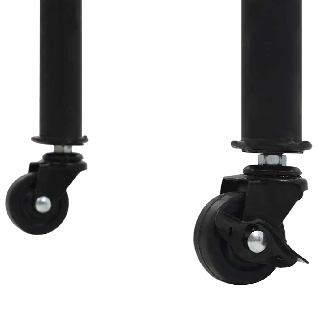 Tavolo Consolle in MDF e Legno di Abete 100x33,5x80 cm