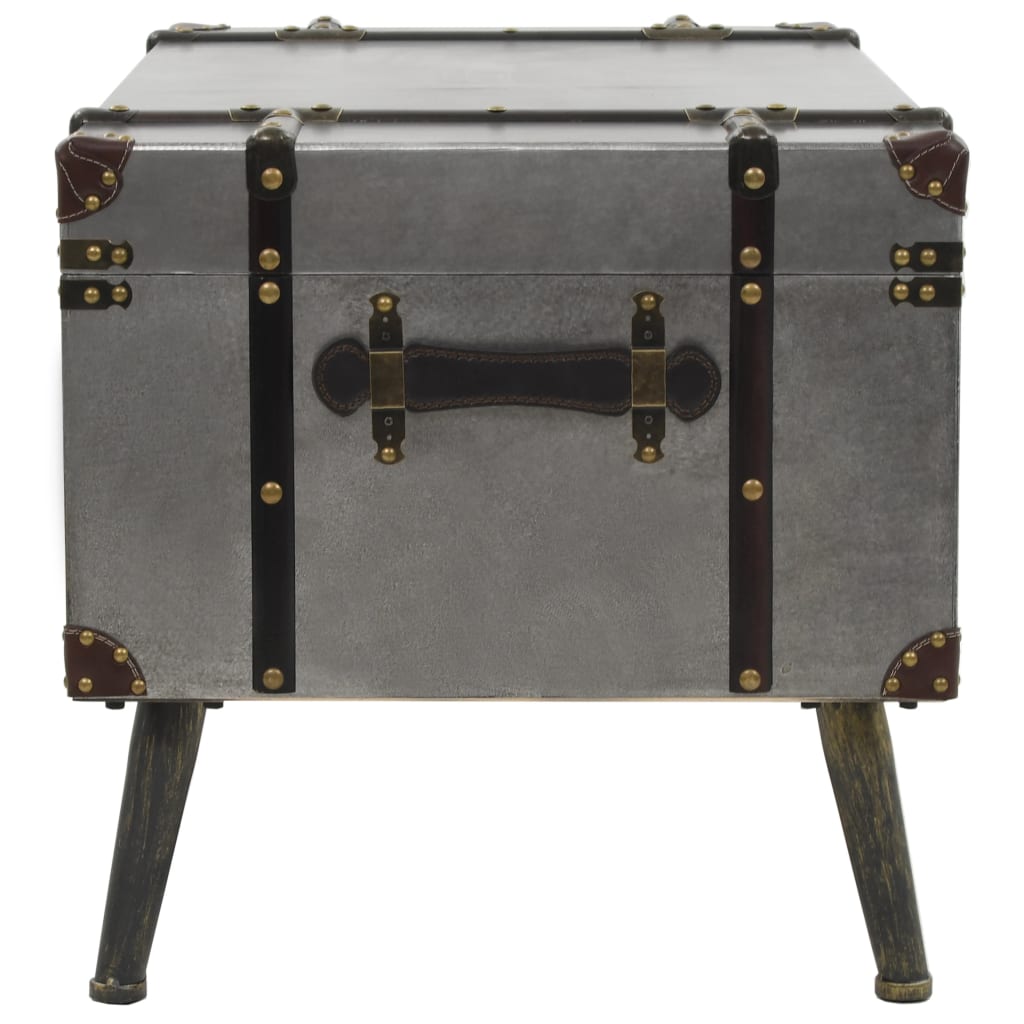 Tavolino da Salotto in MDF e Alluminio 102x51x47,5 cm | homemem39