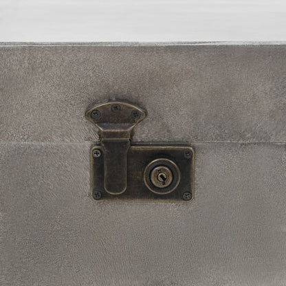 Tavolino da Salotto in MDF e Alluminio 102x51x47,5 cm | homemem39