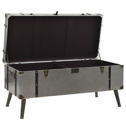 Tavolino da Salotto in MDF e Alluminio 102x51x47,5 cm | homemem39