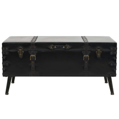 Tavolino da Salotto in MDF e Acciaio 102x51x48 cm