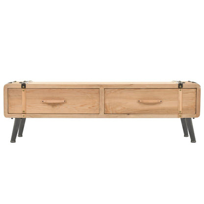 Mobile TV in Legno Massello di Abete 120x33x35 cm - homemem39