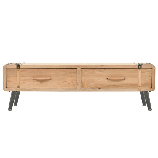 Mobile TV in Legno Massello di Abete 120x33x35 cm - homemem39