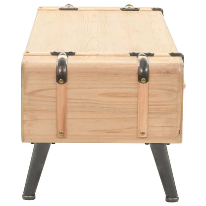 Mobile TV in Legno Massello di Abete 120x33x35 cm - homemem39