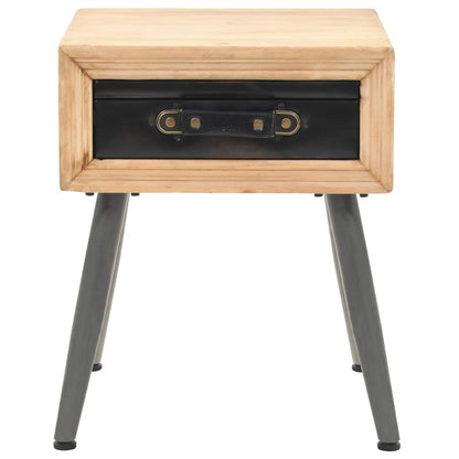 Comodino in Legno Massello di Abete 43x38x50 cm | homemem39
